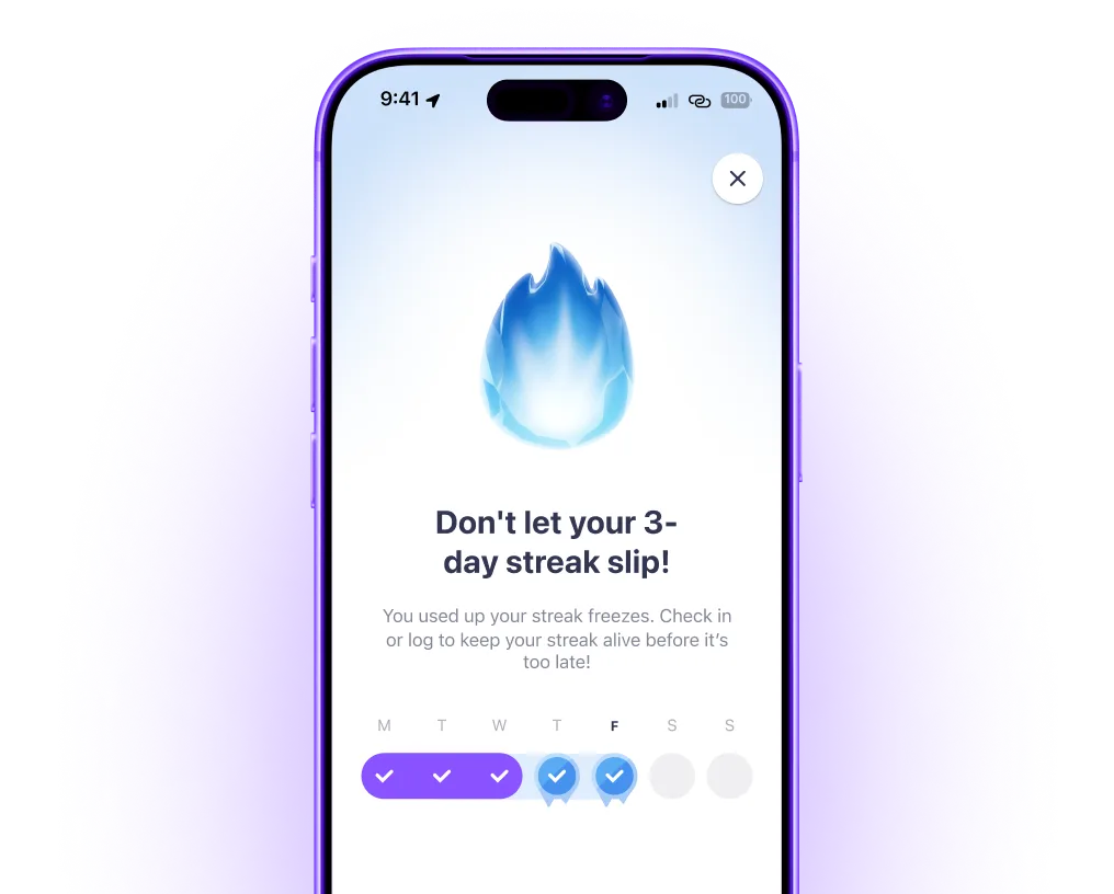 you’ll use a streak freeze.